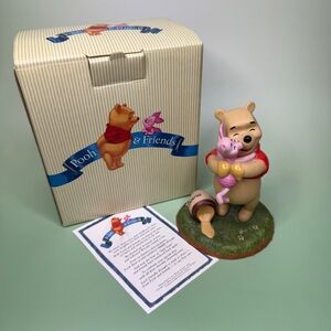 Vintage Disney Pooh & Friends "A Good Friend Sticks To You Like Honey" figurine